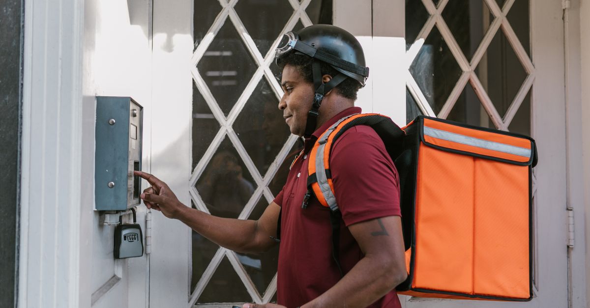 locksmith unlocking front door — Orange NJ Locksmith